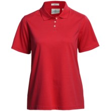 Outer Banks Ultimate Performance Polo Shirt - Moisture Wicking, Short Sleeve (For Women) in Bright Red - Closeouts