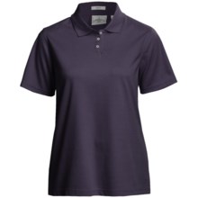 Outer Banks Ultimate Performance Polo Shirt - Moisture Wicking, Short Sleeve (For Women) in Navy - Closeouts