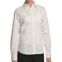 Outer Banks Ultimate Wrinkle-Resistant Dress Shirt - Cotton Twill, Long Sleeve (For Women) in Cream - Closeouts