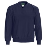 Outer Banks Water-Resistant Wind Shirt - Rib V-Neck, Long Sleeve (For Men and Women)