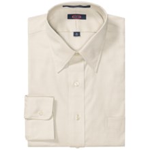 Overton Wrinkle-Free Pinpoint Cotton Shirt - Long Sleeve (For Men) in Ecru - Closeouts