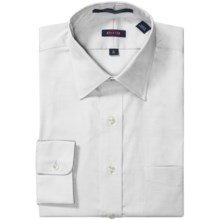Overton Wrinkle-Free Pinpoint Cotton Shirt - Long Sleeve (For Men) in White - Closeouts