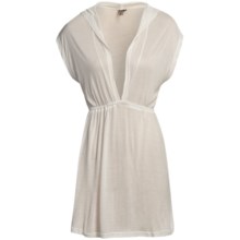 O’Neill Crystal Cover-Up Dress - Hooded, Short Sleeve (For Women) in White - Closeouts