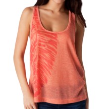 O’Neill Middleton Raw Edge Tank Top - Racerback (For Women) in Peach - Closeouts