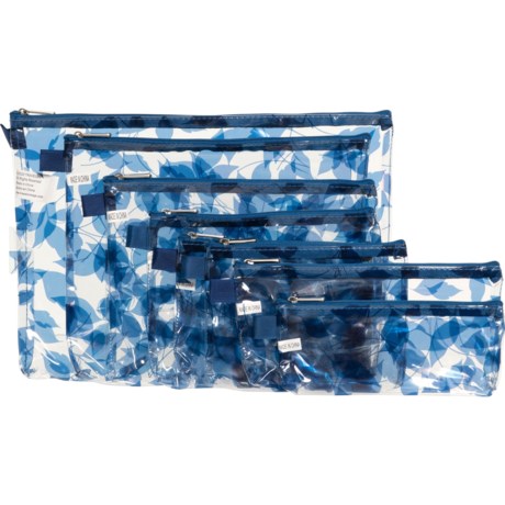 Travelon Packing Envelopes - Set of 7 - BLUE LEAVES ( )
