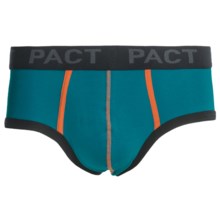 Pact Essentials Organic Cotton Briefs - Underwear (For Men) in Teal/Black Pop - Closeouts