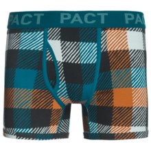 Pact Organic Cotton Boxer Briefs - Underwear (For Men) in Portland Plaid - Closeouts