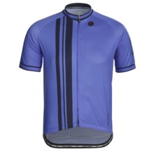 Pactimo Ascent Cycling Jersey - Full-Zip, Short Sleeve (For Men) in Vail Blue/Midnight - Closeouts