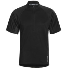 Pactimo Carbondale MTB Jersey - Zip Neck, Short Sleeve (For Men) in Black - Closeouts