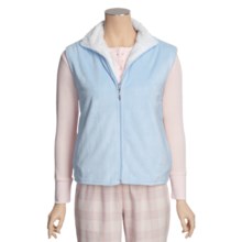Paddi Murphy Sheared Faux-Mink Vest - Reversible (For Women) in Blue - Closeouts