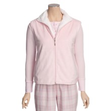 Paddi Murphy Sheared Faux-Mink Vest - Reversible (For Women) in Pink - Closeouts