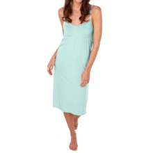 Paddi Murphy Softies Cleo Nightgown - Spaghetti Strap (For Women) in Aqua - Closeouts