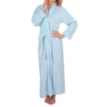 Paddi Murphy Softies Cloud Fleece Robe - Long Sleeve (For Women) in Blue - Closeouts