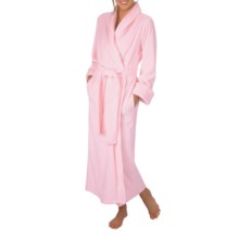 Paddi Murphy Softies Cloud Fleece Robe - Long Sleeve (For Women) in Pink - Closeouts