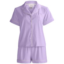 Paddi Murphy Softies Meghan Shorty Pajamas (For Women) in Orchid - Closeouts