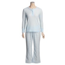Paddi Murphy Softies Thermal Pajamas - Long Sleeve (For Women) in Blue - Closeouts