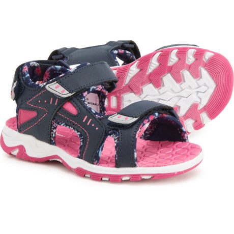 Eddie Bauer Painted Hills River Sandals (For Toddler Girls) - NAVY/PINK (8T )