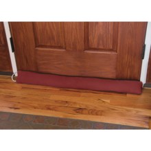 Palmilla Home Furnishings Draft Blocker - Faux Suede in Burgundy - Overstock