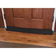Palmilla Home Furnishings Draft Blocker - Fleece in Black - Overstock