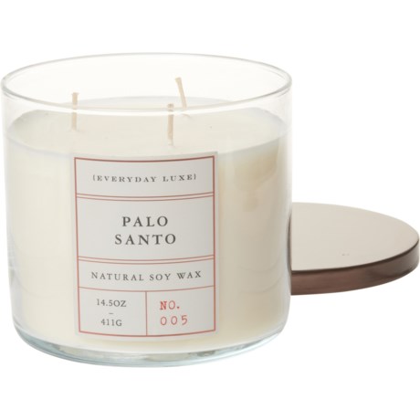 EVERYDAY LUXE BATCH MADE Palo Santo Scented Candle - 3-Wick, 14.5 oz. - PALO SANTO ( )