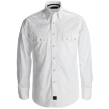 Panhandle Slim 90 Proof Sateen Screenprint Western Shirt - Snap Front, Long Sleeve (For Men) in White - Closeouts