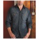 Panhandle Slim 90 Proof Shirt - Crinkled Washed Denim, Long Sleeve (For Men)