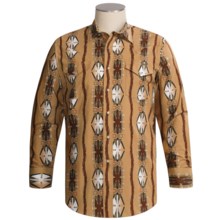 Panhandle Slim Aztec Print Western Shirt - Long Sleeve  (For Men) in Camel - Closeouts