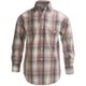 Panhandle Slim Poplin Satin Plaid Shirt - Snap Front, Long Sleeve (For Boys)