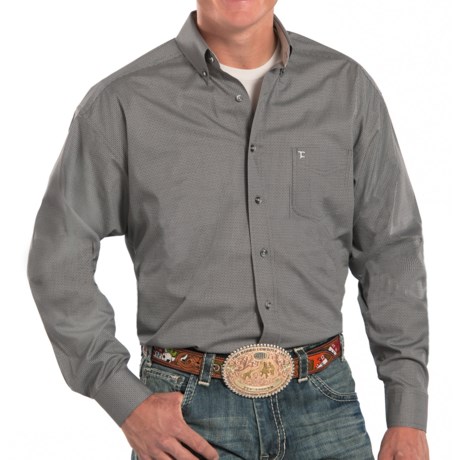 Panhandle Slim Tuf Cooper Competition Fit Poplin Shirt Long Sleeve (For Men)
