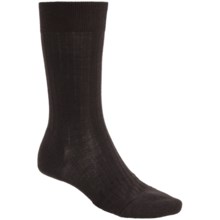 Pantherella Dress Socks - Merino Wool Blend (For Men) in Dark Brown - Closeouts