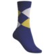 Pantherella Fancy Argyle Pattern Socks - Mid-Calf (For Women)