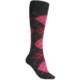 Pantherella Fancy Heavy Knit Argyle Socks - Merino Wool, Over-the-Calf (For Women)