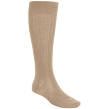Pantherella Over-the-Calf Dress Socks - Merino Wool (For Men) in Light Khaki - Closeouts