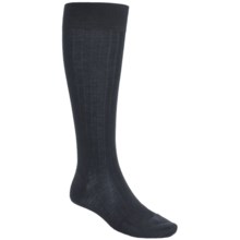 Pantherella Over-the-Calf Dress Socks - Merino Wool (For Men) in Navy - Closeouts