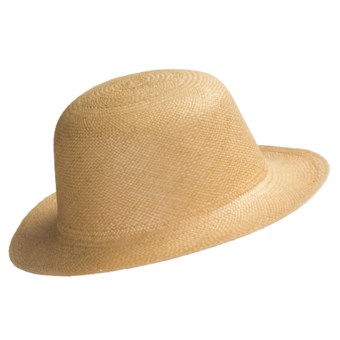 Pantropic Baby Panama Hat - Hand Woven (For Little Boys and Girls) in Dark Natural