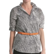 Paperwhite Cotton Dolman Shirt - Elbow Sleeve (For Women) in Multi - Closeouts