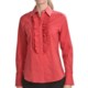 Paperwhite Novelty Tuxedo Shirt - Long Sleeve (For Women)