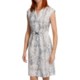Paperwhite Printed Pintuck Shirt Dress - Cotton-Silk, Short Sleeve (For Women)