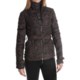 Paperwhite Printed Zip Front Jacket (For Women)