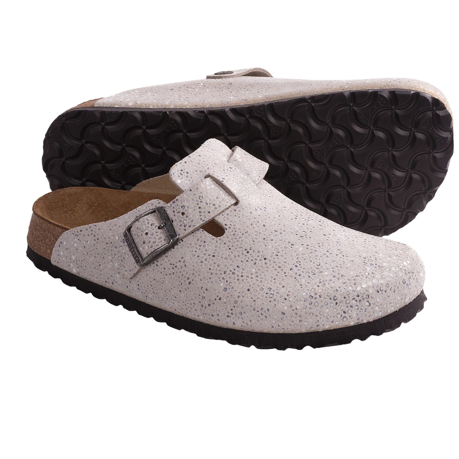 Papillio by Birkenstock Boston Terrazzo Clogs - Leather (For Women) in ...