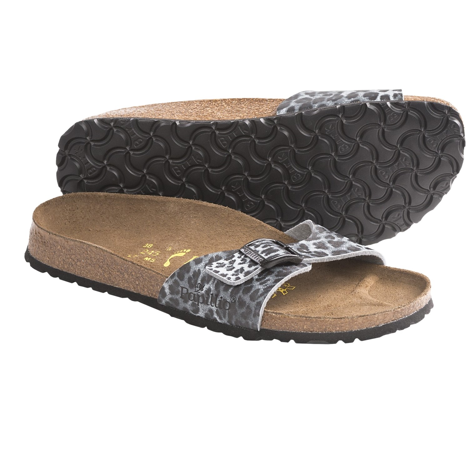 Papillio by Birkenstock Madrid Sandals - Birko-florÂ®, Leopard Classic ...