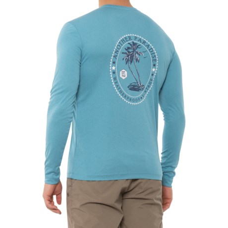 Weatherproof Vintage Paradise Sunproof Graphic T-Shirt - UPF 50+, Long Sleeve (For Men) - BLUE MOON HEATHER (L )