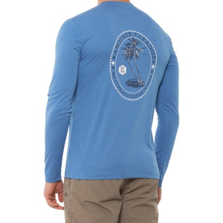 Weatherproof Vintage Paradise Sunproof Graphic T-Shirt - UPF 50+, Long Sleeve (For Men) - VICTORIA BLUE HEATHER (S )