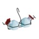 Parasol Bouquet Dual Hummingbird Feeder - Recycled Hand-Blown Glass