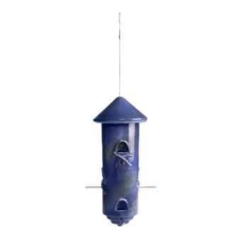 Parasol Habita Branches Ceramic Bird Feeder in Blue