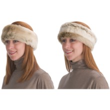 Parkhurst Reversible Faux-Fur Headband (For Women) in Timberland/Icelandic - Closeouts