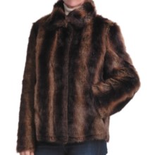 Parkhurst Reversible Faux-Fur Jacket (For Women) in Chestnut - Closeouts