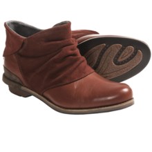 Patagonia Addie Ruffle Ankle Boots - Leather, Recycled Materials (For Women) in Chimney - Closeouts