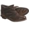 Patagonia Addie Ruffle Ankle Boots - Leather, Recycled Materials (For Women) in Espresso