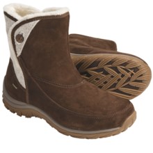 Patagonia Attlee Snap Winter Boots - Waterproof, Recycled Materials (For Women) in Dried Vanilla - Closeouts